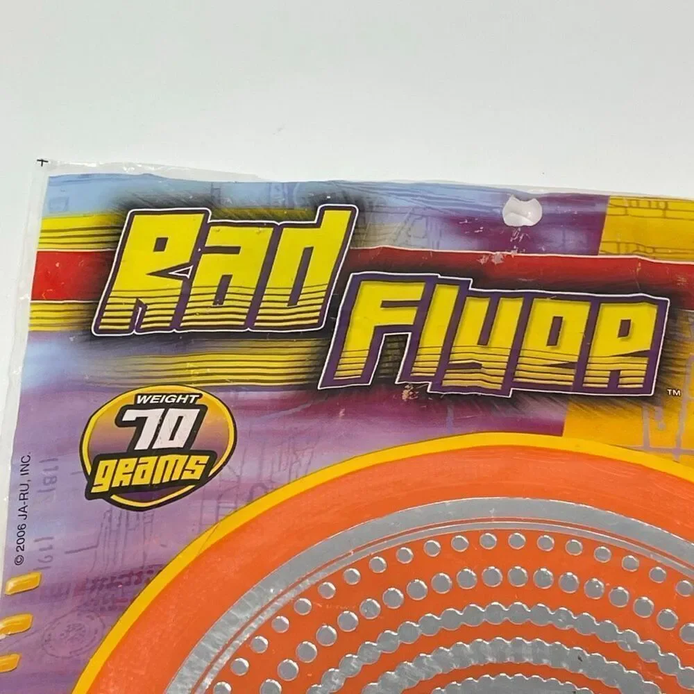 Rad Flyer Frisbee Flying Disc Rad Flyer Disc JA-RU 1025 Sealed NIP 2006 Vintage